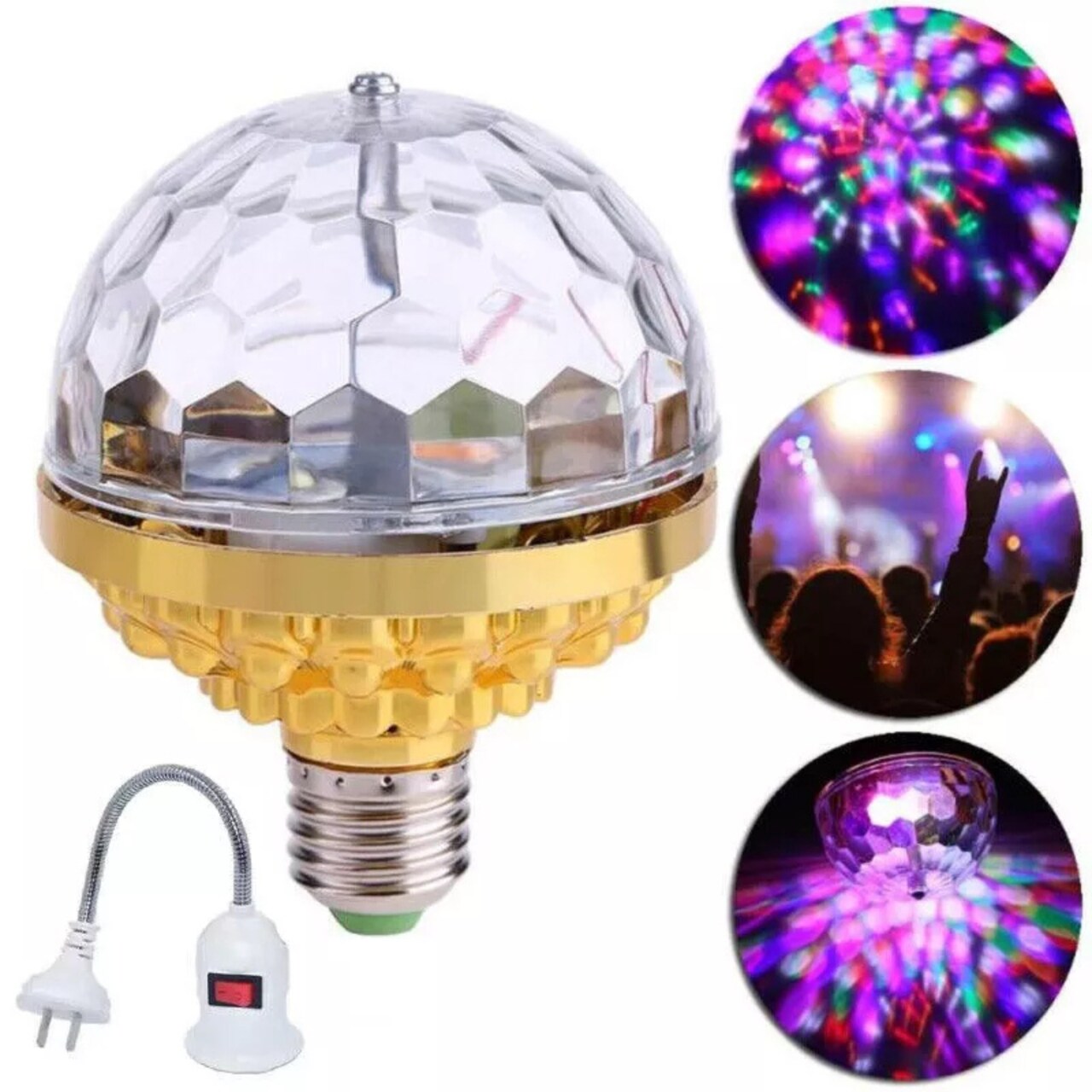 Kitcheniva Colorful Rotating Magic Ball Lights Christmas Disco Party